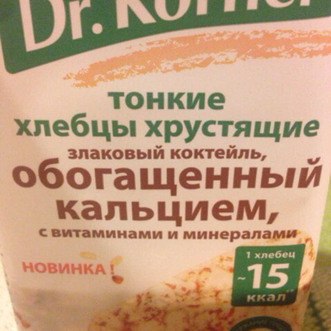 Dr. Korner Тонкие Хлебцы Хрустящие Злаковый Коктейль