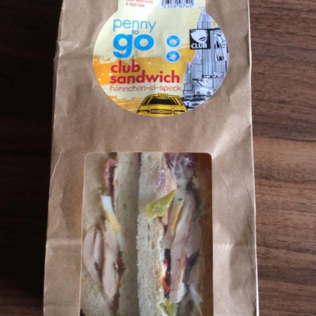 Penny To Go Club Sandwich Hähnchen-Ei-Speck