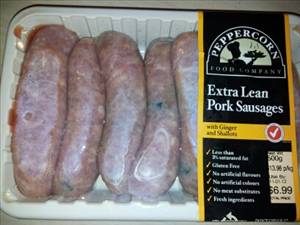 Peppercorn Food Company Extra Lean Pork Sausages (72g)