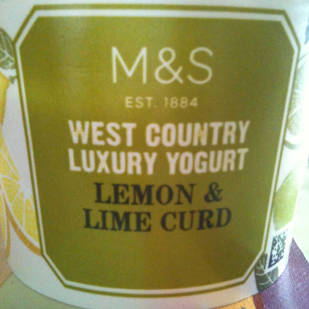 Marks & Spencer Lemon & Lime Curd Luxury Yogurt