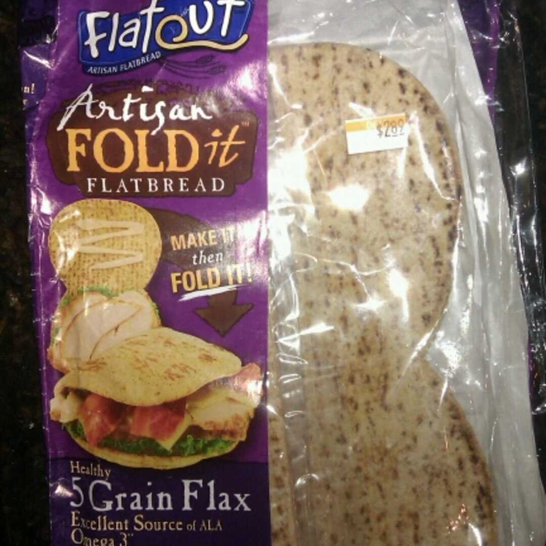 Flatout Artisan Fold It Flatbread - 5 Grain Flax