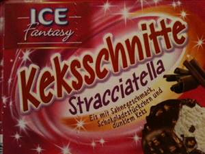 Ice-Fantasy Keksschnitte Stracciatella