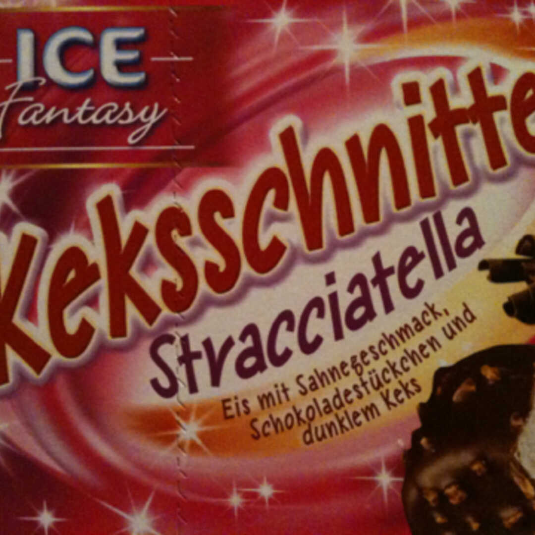 Ice-Fantasy Keksschnitte Stracciatella