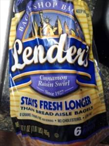 Lender's Cinnamon Raisin Swirl Bagel