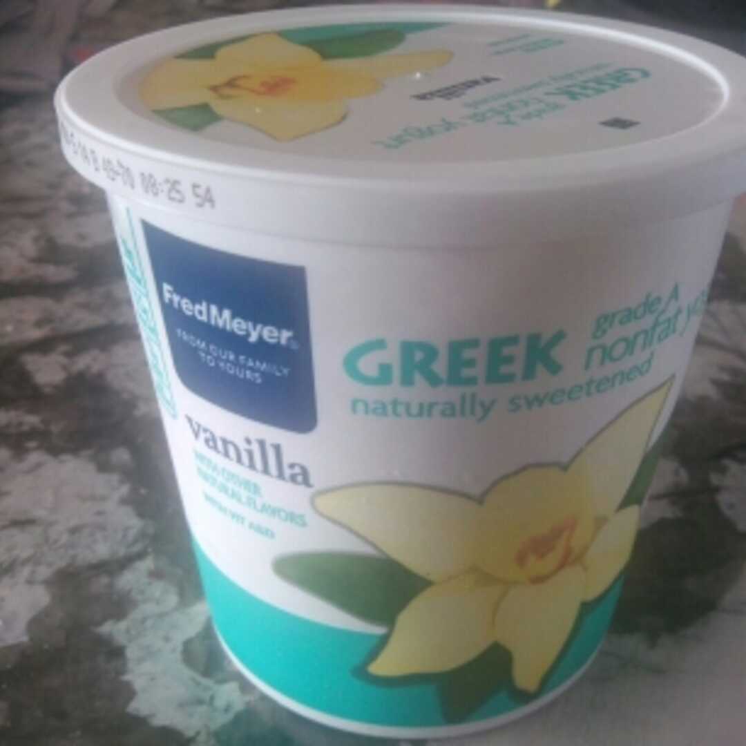 Fred Meyer Nonfat Greek Yogurt - Vanilla