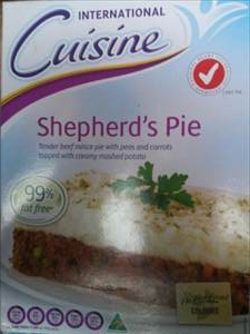 International Cuisine  Shepherds Pie