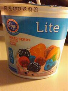 Kroger Lite Mixed Berry Yogurt