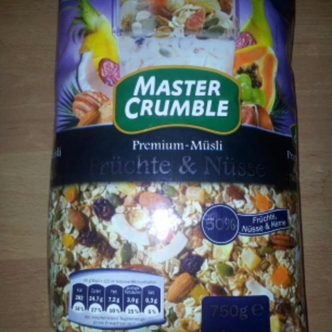 Master Crumble Premium-Müsli Früchte&Nüsse