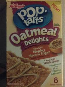 Kellogg's Pop-Tarts Oatmeal Delights - Frosted Mapley Brown Sugar