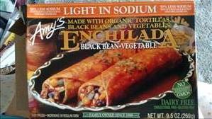 Amy's Light in Sodium Black Bean Enchiladas