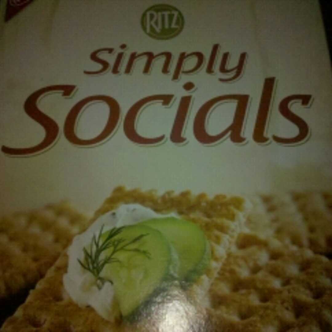 Nabisco Ritz Simply Socials Crackers