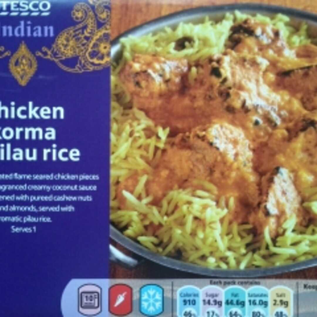 Tesco Chicken Korma & Pilau Rice