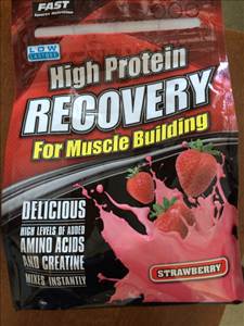Fast Sports Nutrition High Protein Recovery For Muscle Building