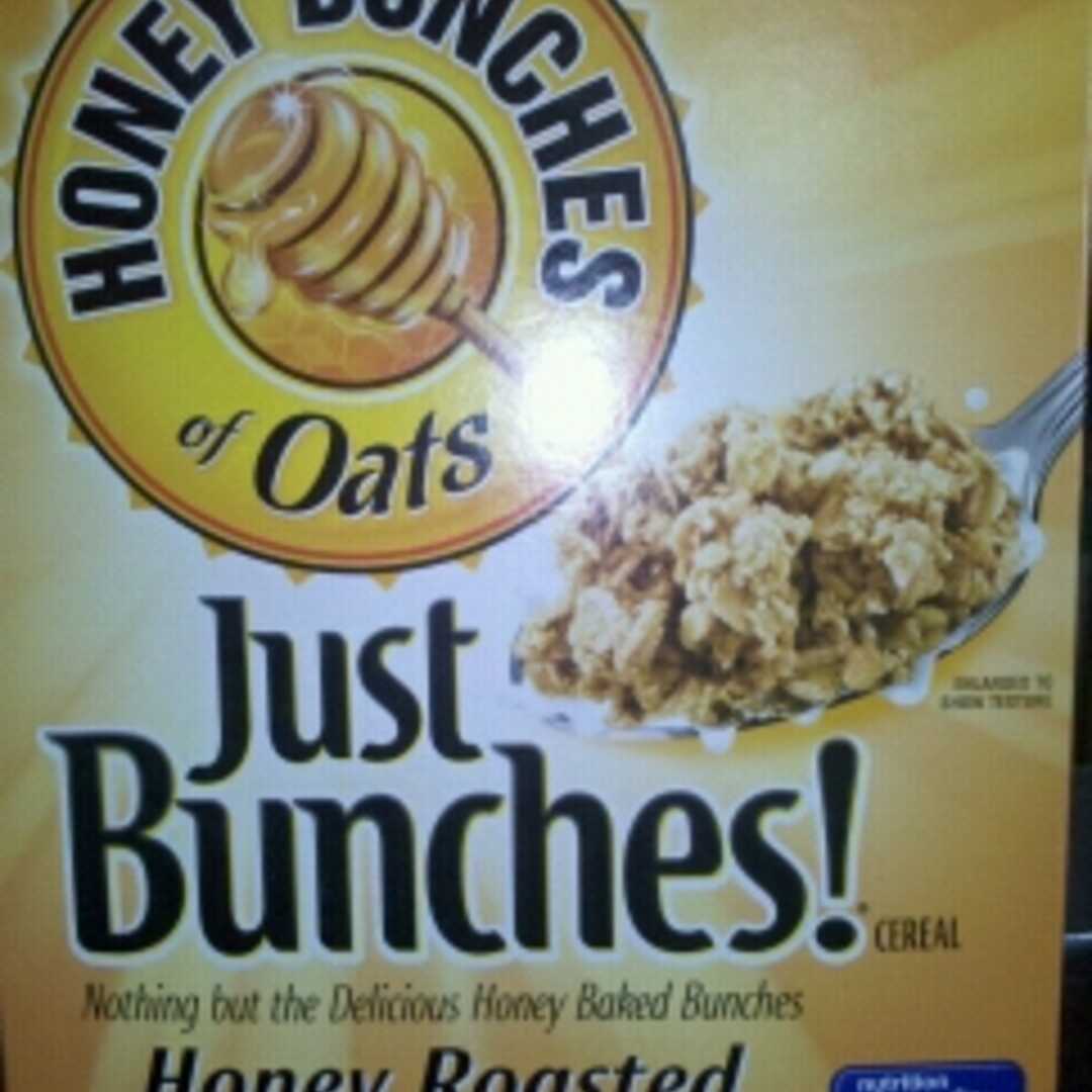 Post Just Bunches Honey Roasted Honey Bunches of Oats Cereal