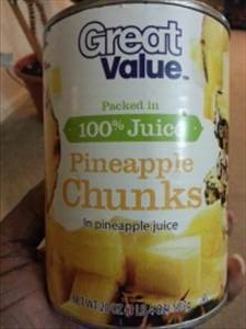 Great Value Pineapple Chunks