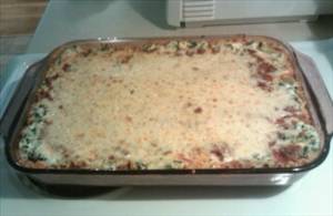 Lasagna with Meat and Spinach