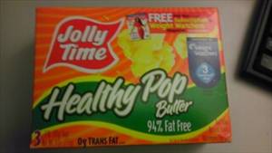 Jolly Time Healthy Pop 94% Fat Free Butter Flavor Popcorn