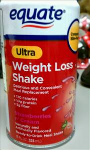 Equate Ultra Weight Loss Shake - Strawberries & Cream