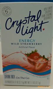 Crystal Light Energy Wild Strawberry Sugar Free