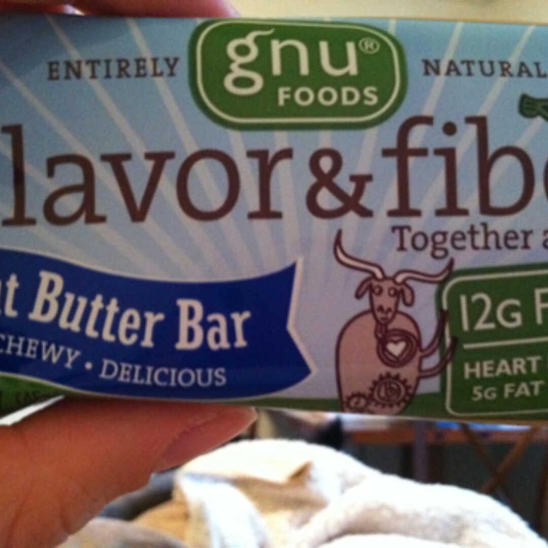 Gnu Foods Flavor & Fiber Bars - Peanut Butter