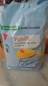 Auchan Fusilli à la Farine de Maïs (sans Gluten)