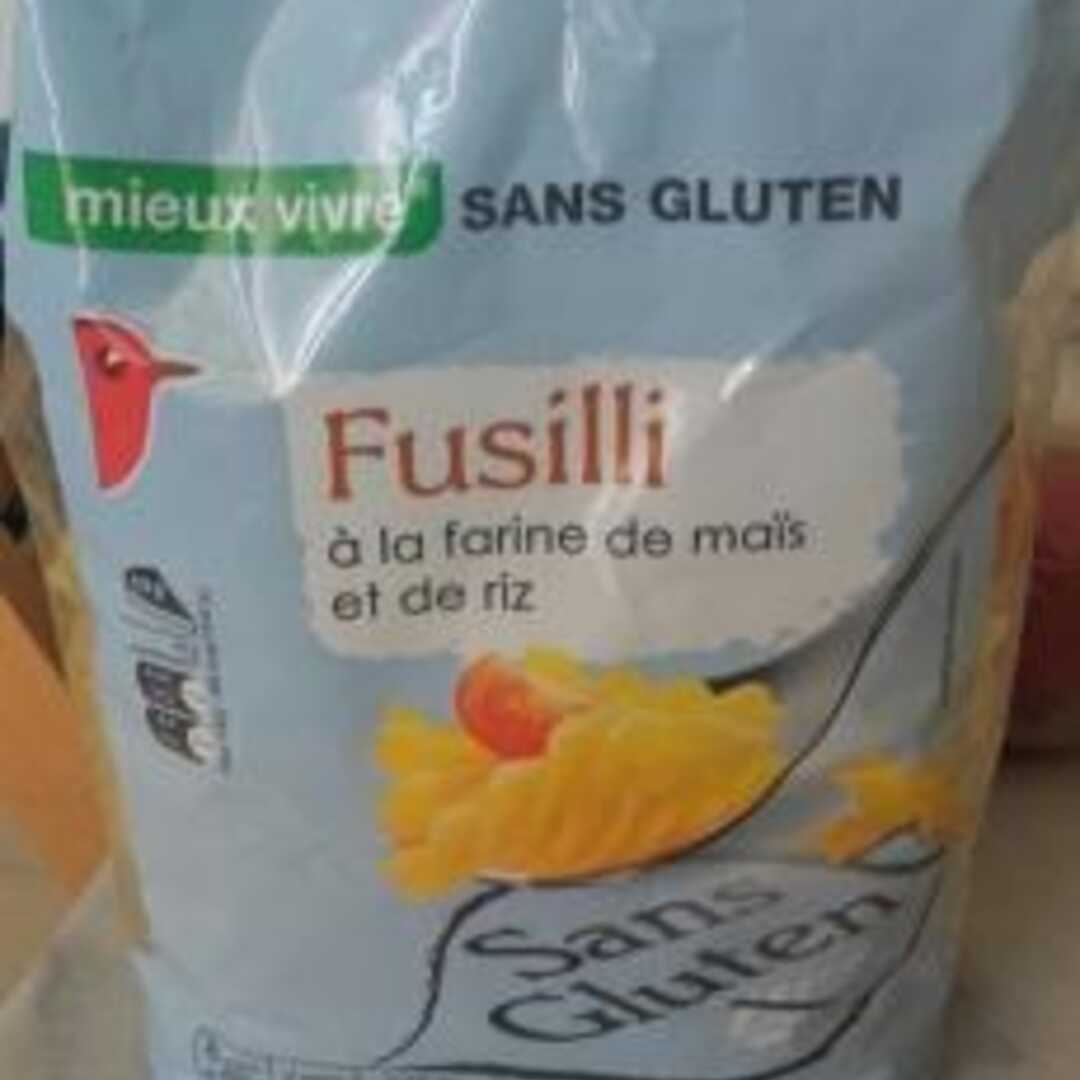 Auchan Fusilli à la Farine de Maïs (sans Gluten)