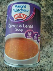 Weight Watchers Carrot & Lentil Soup