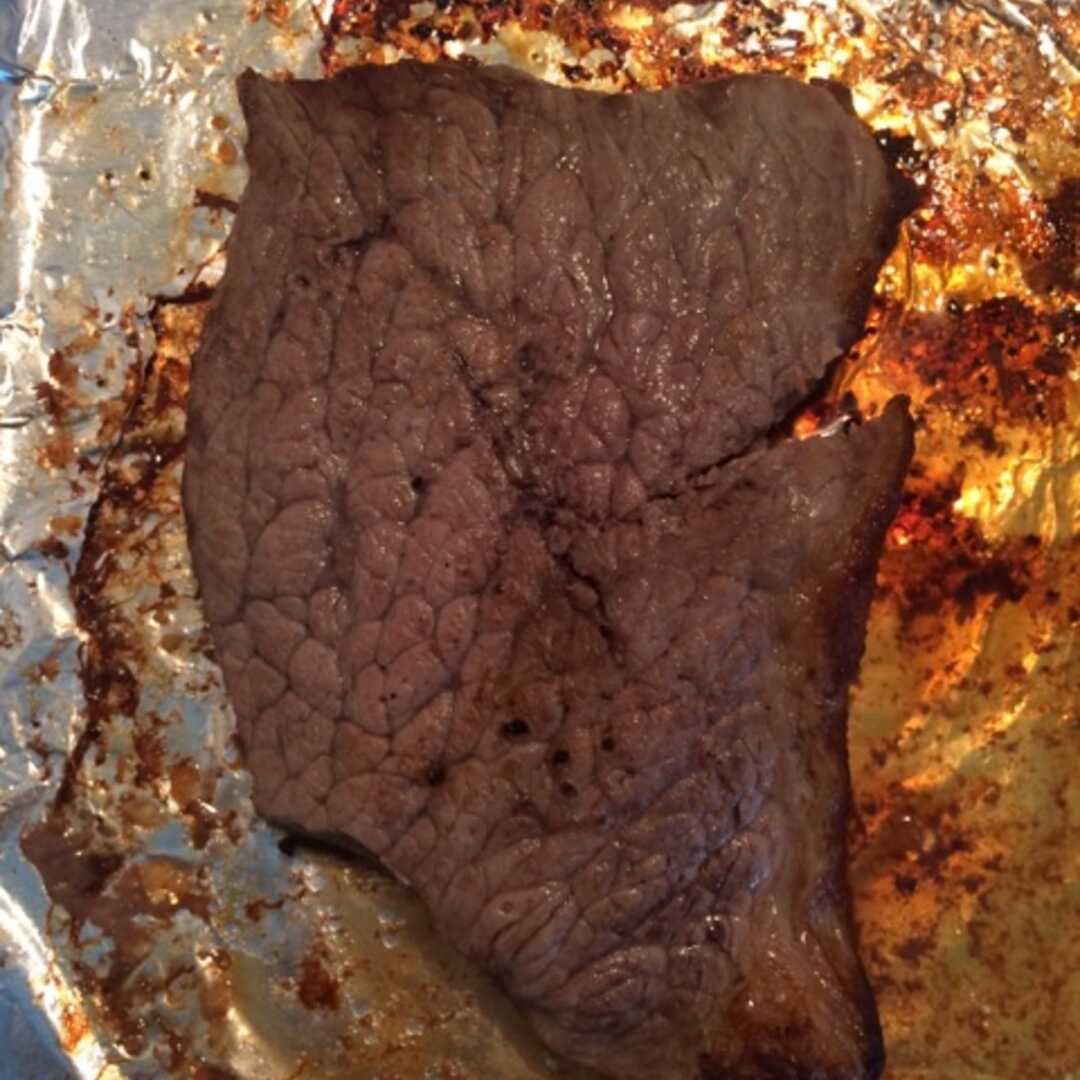 Beef Outside Round (Steak, Lean Only, Trimmed to 0" Fat)