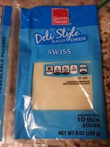 Harris Teeter Deli Style Sliced Swiss Cheese