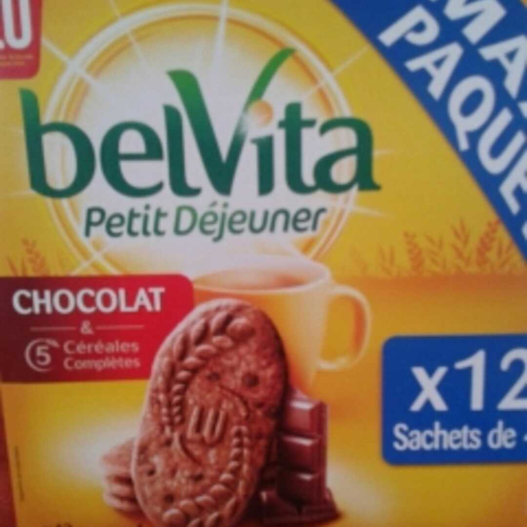 BELVITA Biscuits petit-déjeuner moelleux chocolat noisette sachets