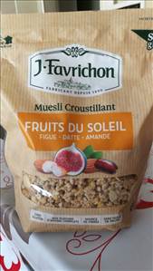 Favrichon Muesli Croustillant Fruits du Soleil