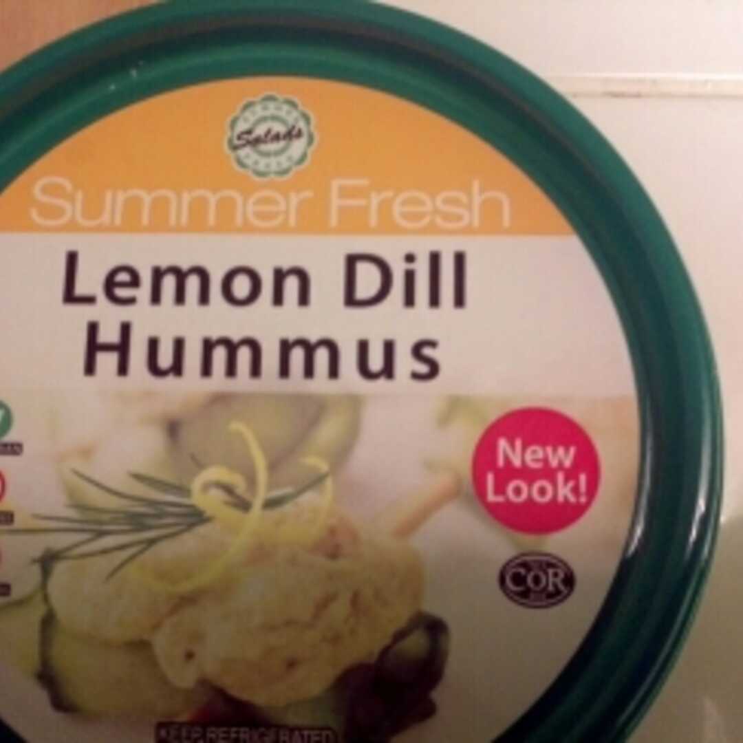 Summer Fresh Lemon Dill Hummus