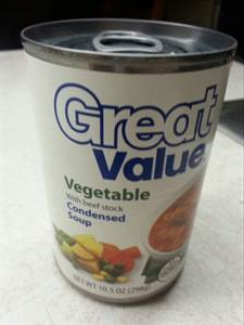 Great Value Vegetable with Beef Stock Condensed Soup