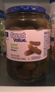 Great Value Sweet Gherkin Pickles