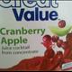 Cranberry-Apple Juice (Bottled)