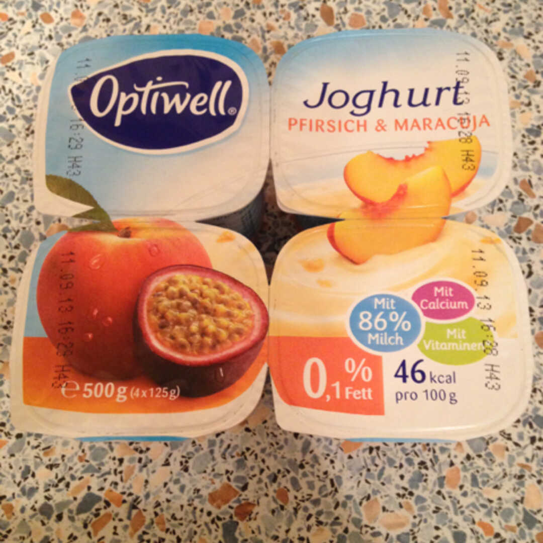 Optiwell Joghurt Pfirsich & Maracuja