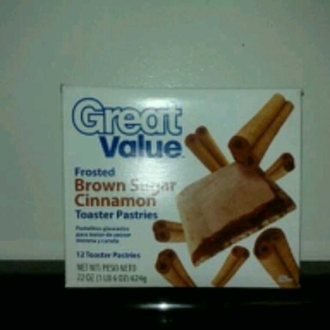 Great Value Frosted Toaster Pastries - Brown Sugar Cinnamon