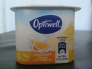 Optiwell Joghurt Zitrone Buttermilch