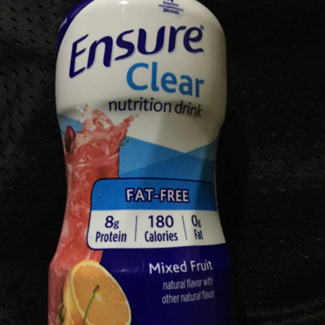 Ensure Clear Nutrition Drink, Mixed Fruit, 10oz, 12 Count