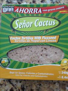 Señor Cactus Tortillas de Nopal con Linaza