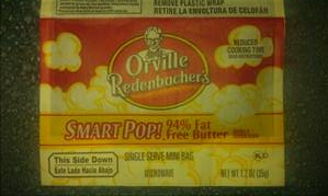 Orville Redenbacher's Smart Pop! 94% Fat Free Butter 100 Calorie Mini Bags