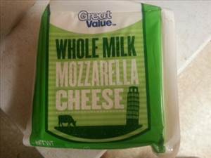 Great Value Natural Whole Milk Mozzarella Cheese