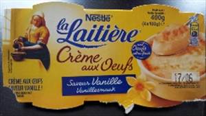 La Laitière Crème aux Œufs Saveur Vanille