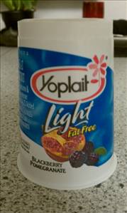 Yoplait Light Fat Free Yogurt - Blackberry Pomegranate