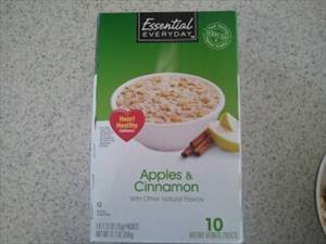 Essential Everyday Apples & Cinnamon Instant Oatmeal