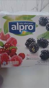 Alpro Soya Joghurt Himbeere-Cranberry
