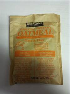 Kirkland Signature Organic Instant Oatmeal - Oats & Flax