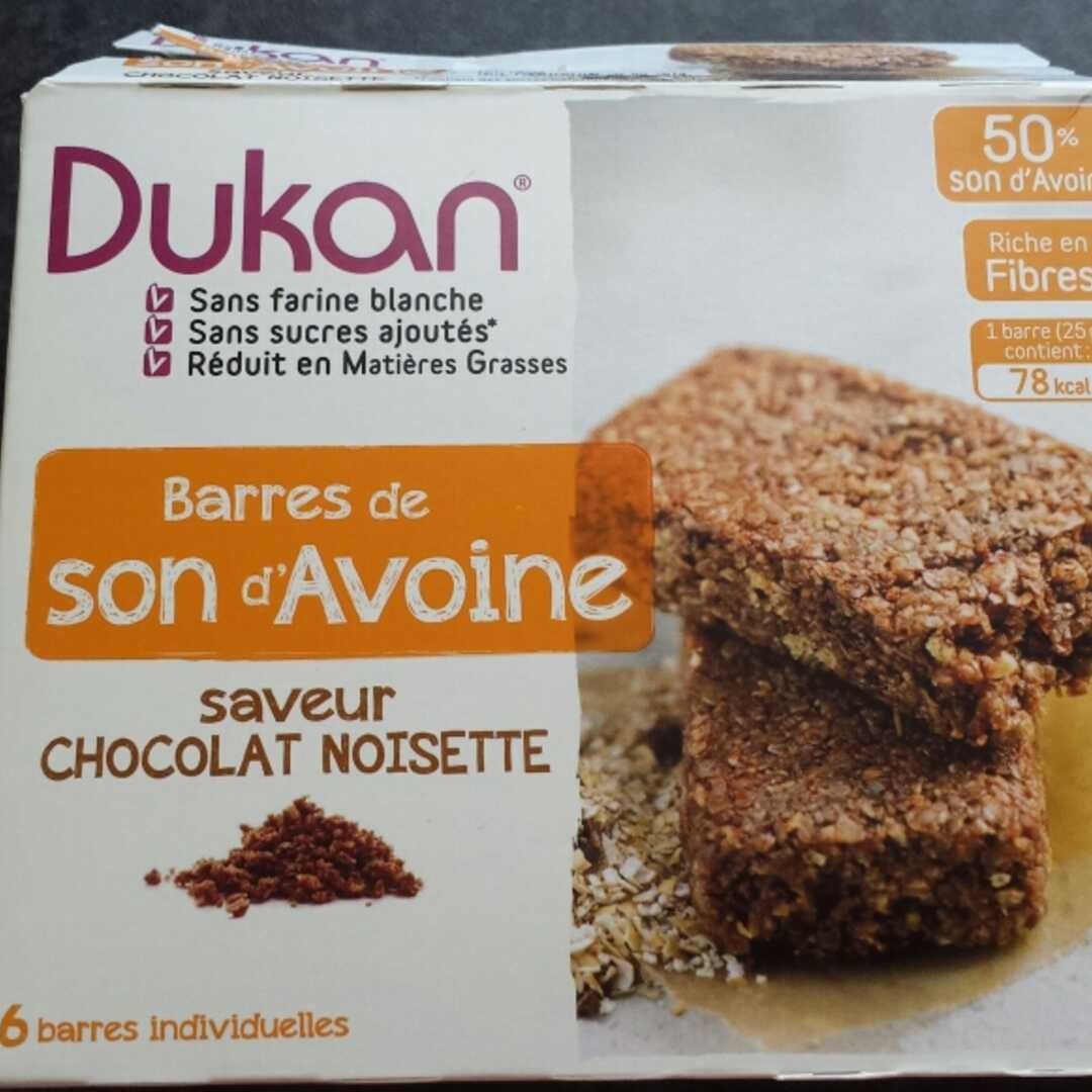 Régime Dukan Barres de Son d'avoine Saveur Chocolat Noisette
