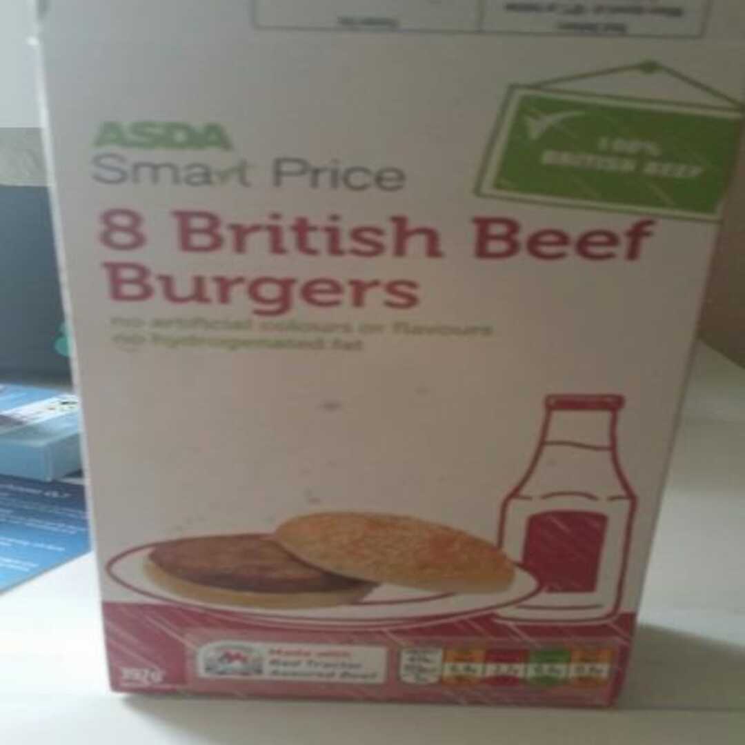 Asda Smart Price British Beef Burgers