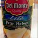 Del Monte Lite Bartlett Pear Halves in Extra Light Syrup